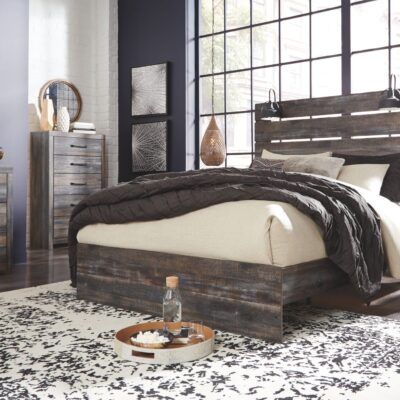 Drystan Multi Queen Bed w/ Dresser & Mirror